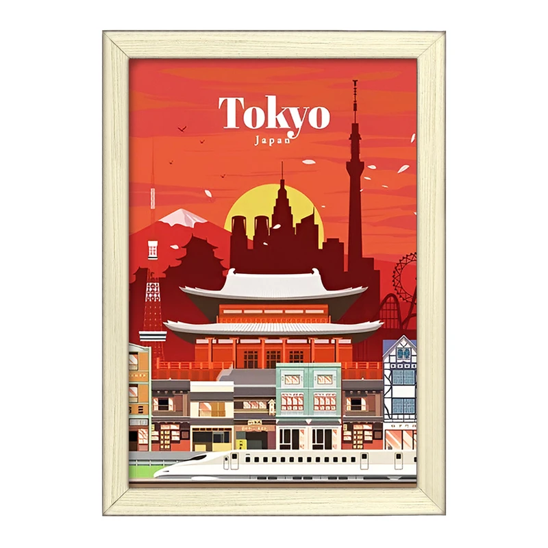 تابلو خندالو طرح توکیو (Tokyo) کد F6324