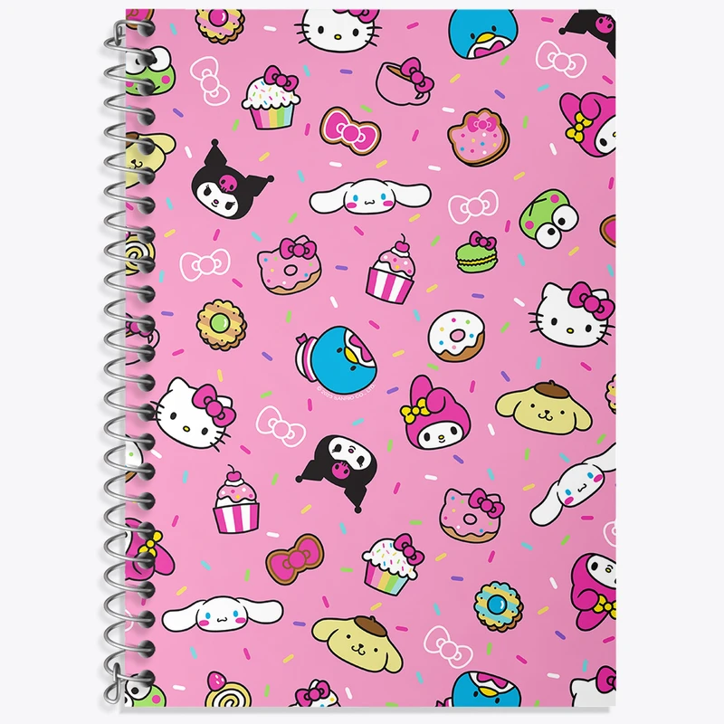 دفتر نت موسیقی 50 برگ خندالو طرح پترن کرومی (Kuromi) کد N7817