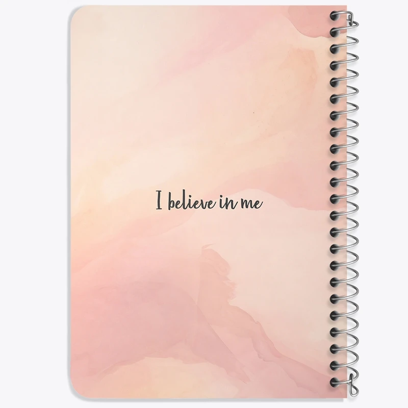 دفتر یادداشت 50 برگ خندالو طرح I Believe In Me کد N2325