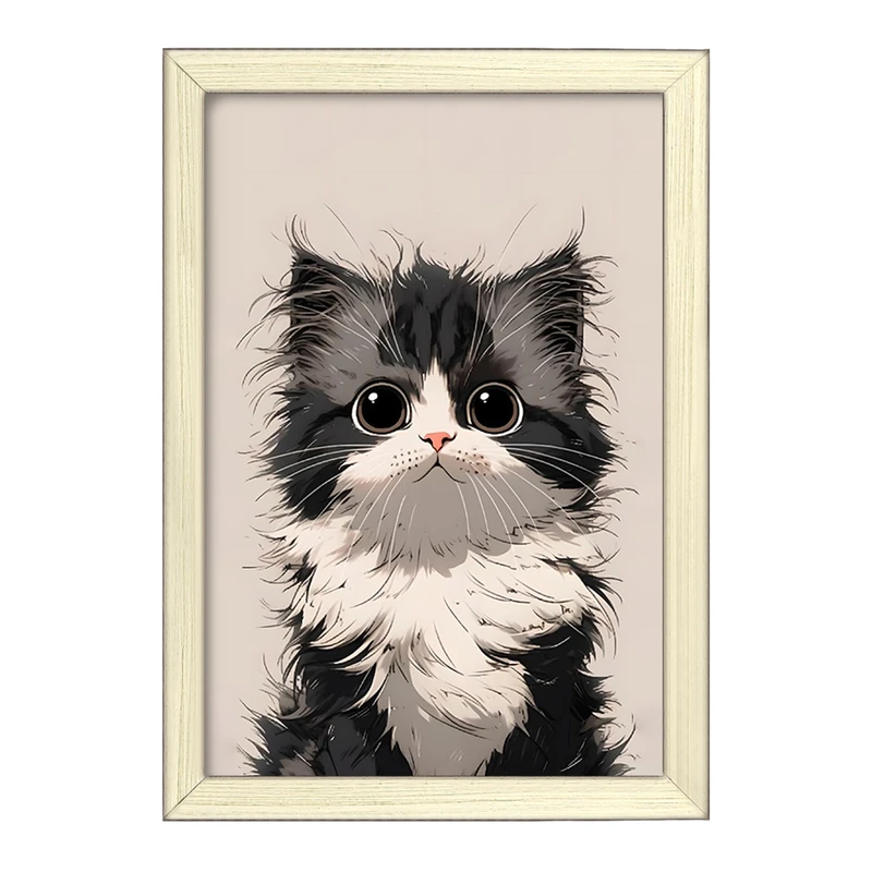 تابلو خندالو طرح گربه (Cat) کد F2940