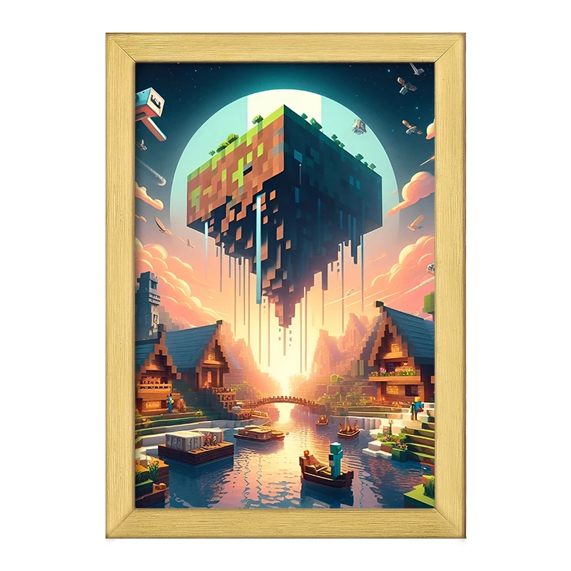 تابلو خندالو طرح ماینکرافت (Minecraft) کد F3541
