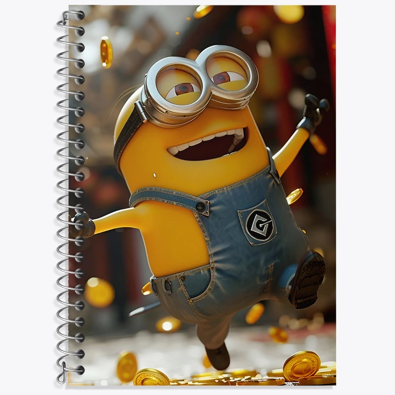 دفتر نت موسیقی 50 برگ خندالو طرح مینیون ها (Minions) کد N7470