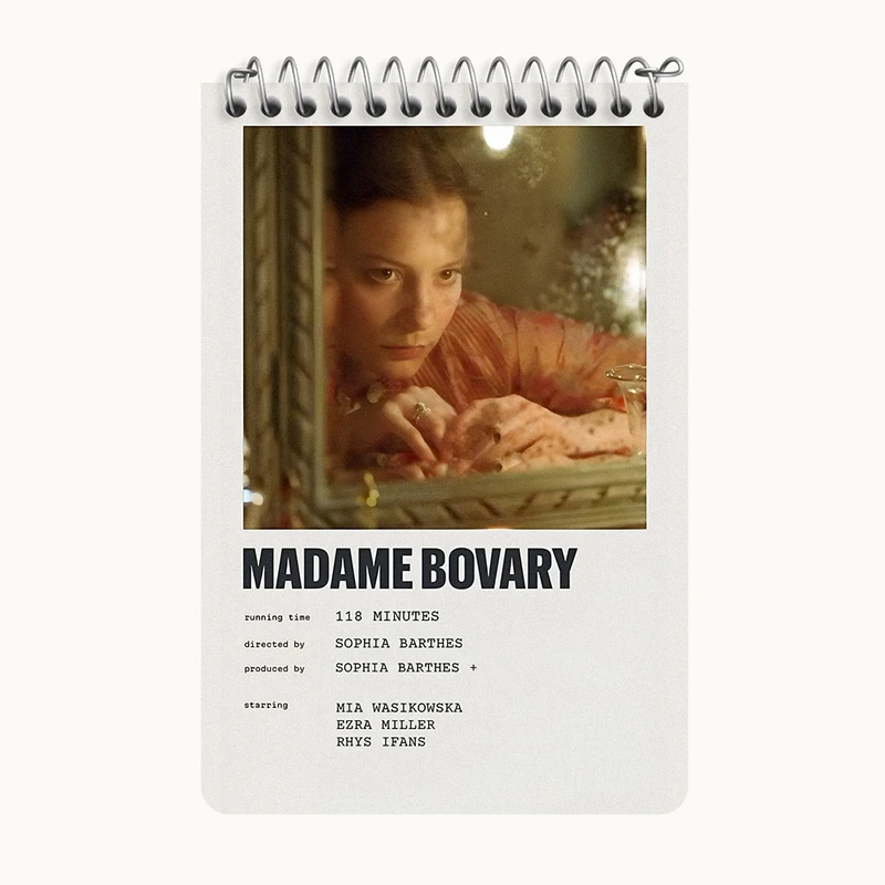 دفتر یادداشت 50 برگ خندالو طرح مادام بوواری (Madame Bovary) کد F13048
