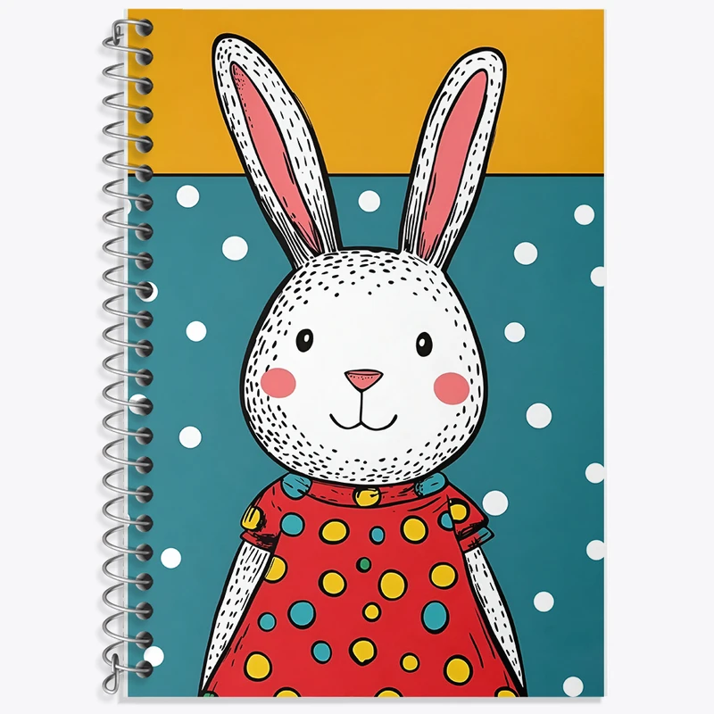 دفتر نت موسیقی 50 برگ خندالو طرح خرگوش کد F10318