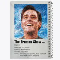 دفتر طراحی 50 برگ خندالو طرح نمایش ترومن (The Truman Show) کد F11314