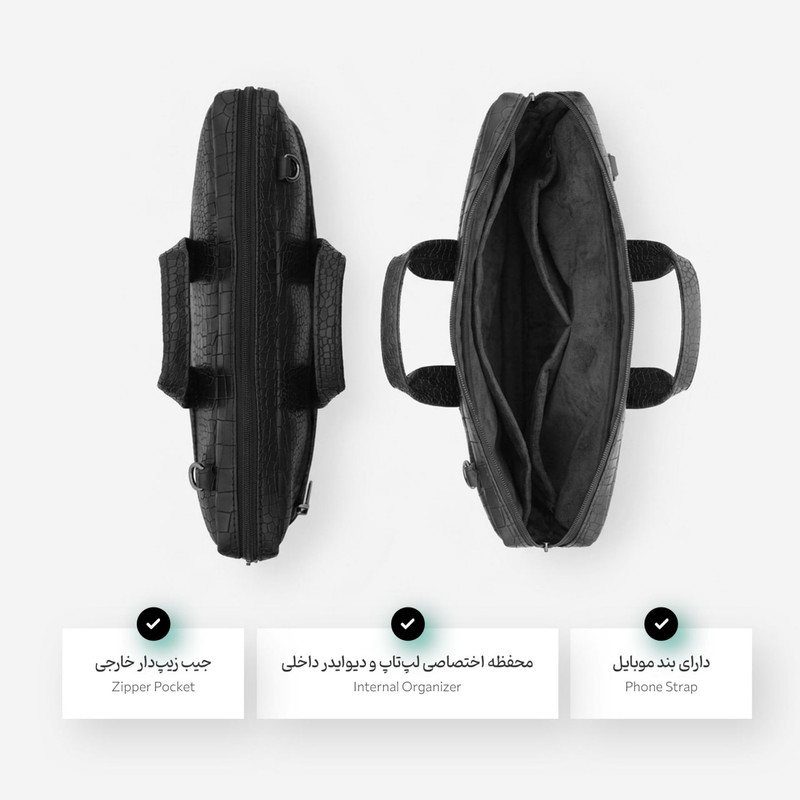 کیف لپ‌تاپ پروین مدل KL25 مناسب برای ASUS VivoBook X سایز 15 اینچ 