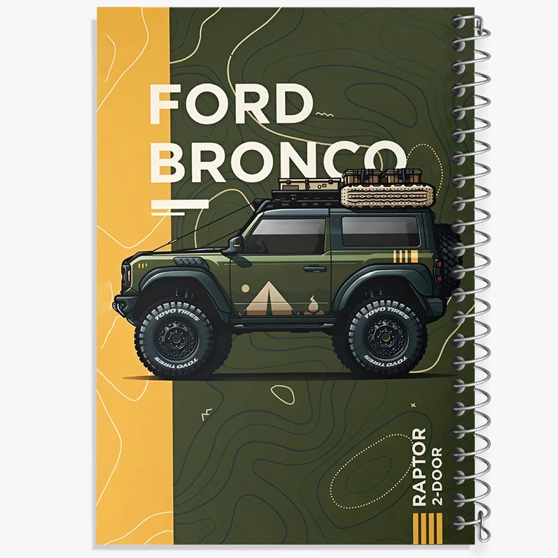دفتر نقاشی 50 برگ خندالو طرح فورد (Ford Bronco) کد F14174