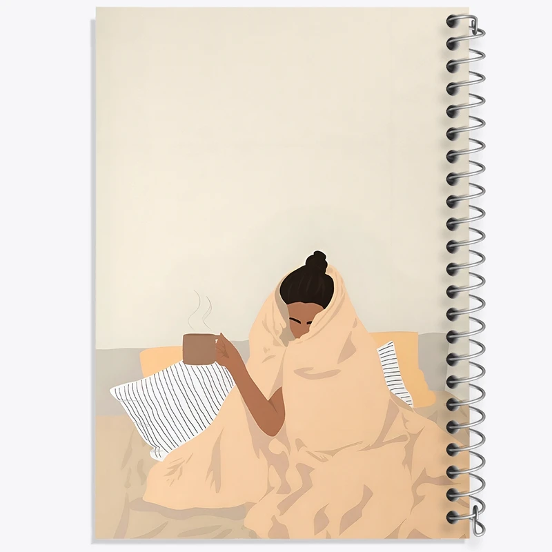 دفتر ژورنال نویسی 50 برگ خندالو مدل نقطه ای طرح دخترانه کد F10490