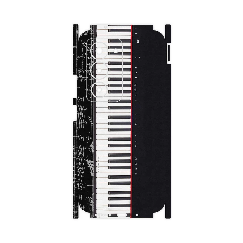 برچسب پوششی ماهوت مدل Piano_Instrument-FullSkin مناسب برای گوشی موبایل شیائومی Redmi 15 4G
