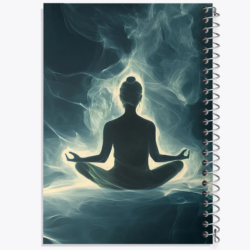 دفتر مشق 50 برگ خندالو طرح مدیتیشن (Meditation) کد F8893