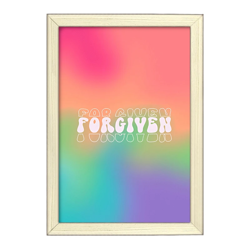 تابلو خندالو طرح Forgiven کد F4943
