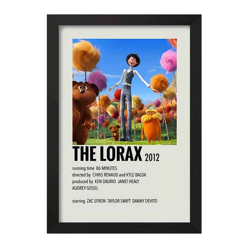 تابلو خندالو طرح لوراکس (The Lorax) کد F13260