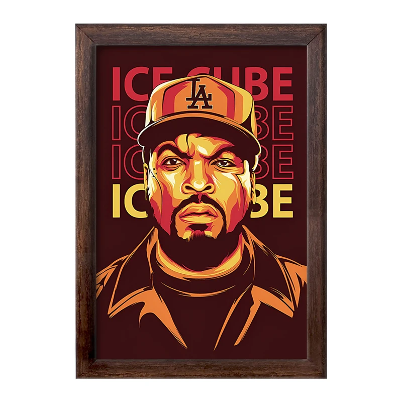 تابلو خندالو طرح آیس کیوب (Ice Cube) کد F10222