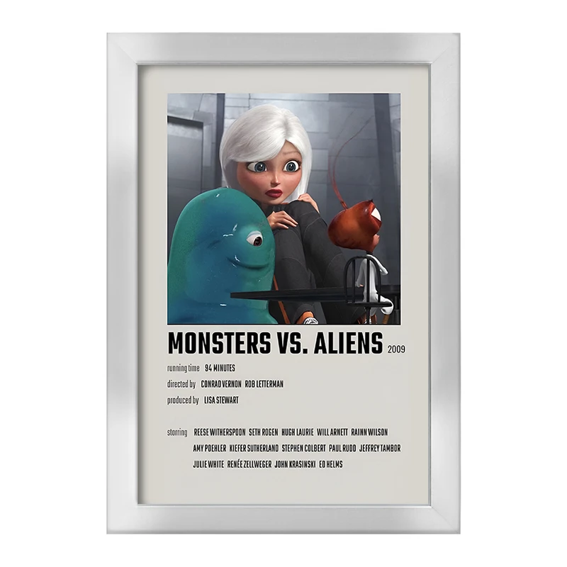 تابلو خندالو طرح هیولاها علیه بیگانگان (Monsters vs. Aliens) کد F13225
