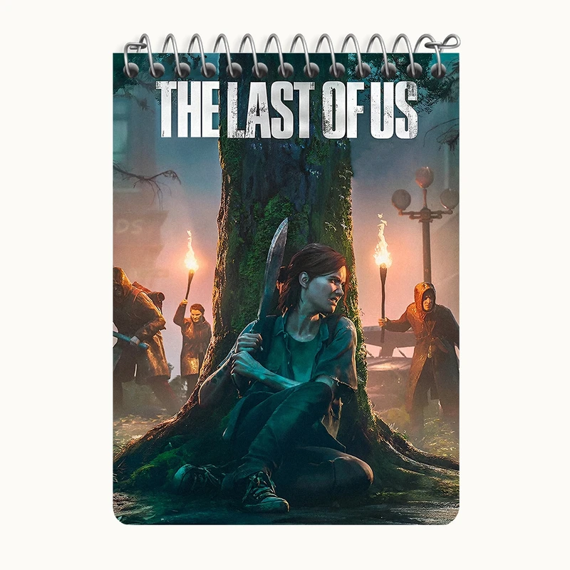 دفتر یادداشت 50 برگ خندالو طرح (The Last Of Us) آخرین بازمانده از ما کد N9322