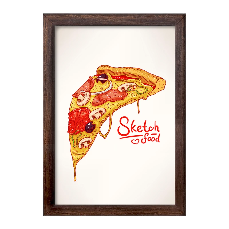 تابلو خندالو طرح فست فود (Fast Food) کد 36562