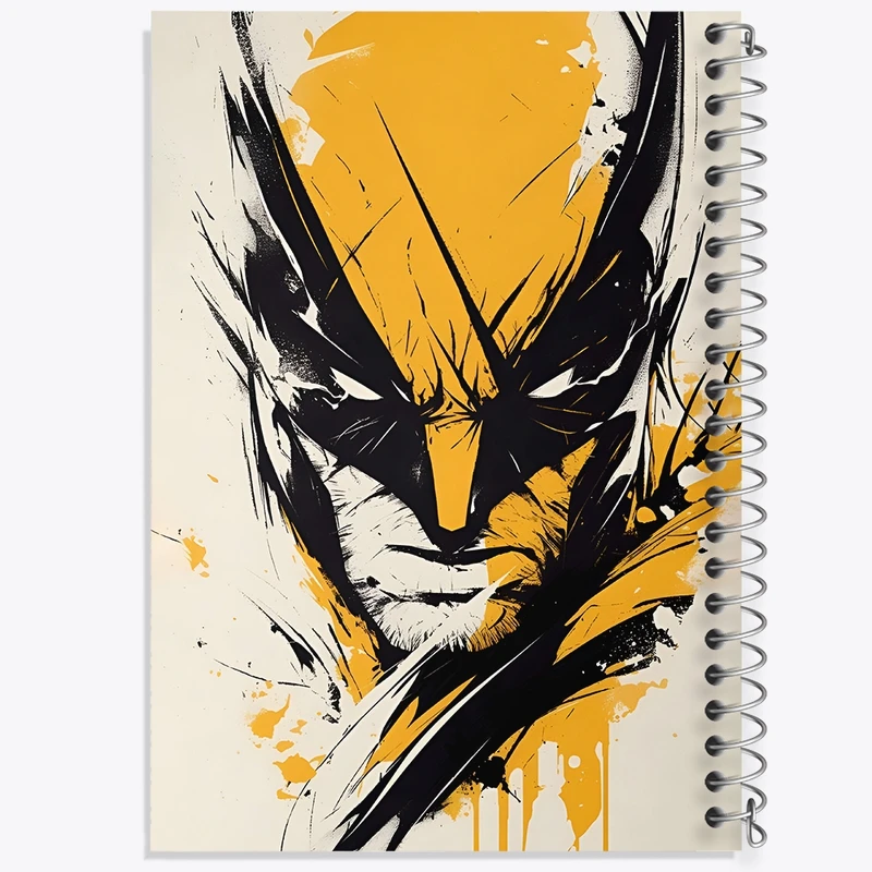 دفتر لیست خرید 50 برگ خندالو طرح ولورین مارول (Marvel) کد F4275