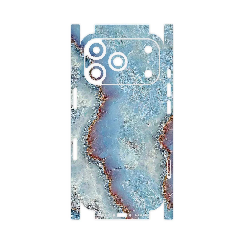 برچسب پوششی ماهوت مدل Blue_Ocean_Marble-FullSkin مناسب برای گوشی موبایل اپل iPhone 17 Pro