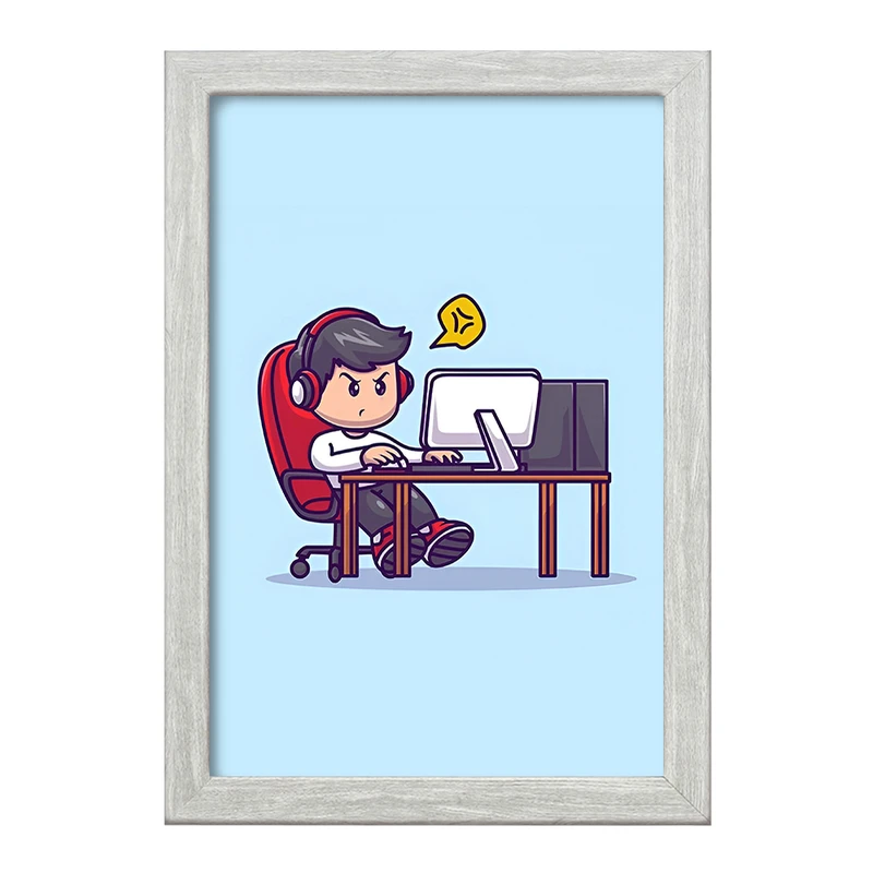 تابلو خندالو طرح گیمر (Gamer) کد F4187