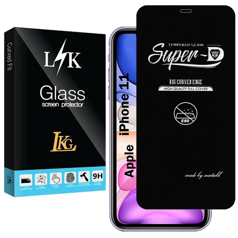 محافظ صفحه نمایش ال کا جی مدل SupD-LK مناسب برای گوشی موبایل اپل iPhone 11