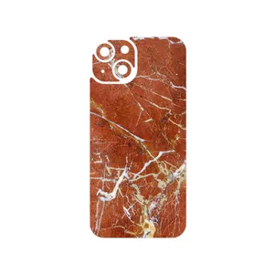 MAHOOT Red Marble Cover Sticker for Apple iPhone 14