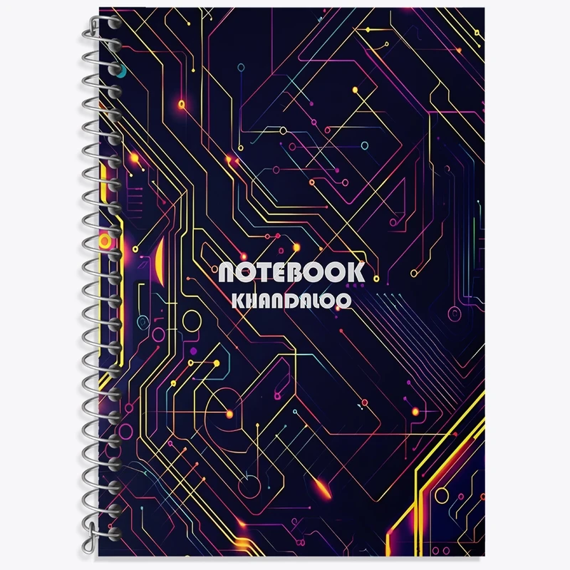 دفتر لغت 50 برگ خندالو طرح مدرن کد N7577