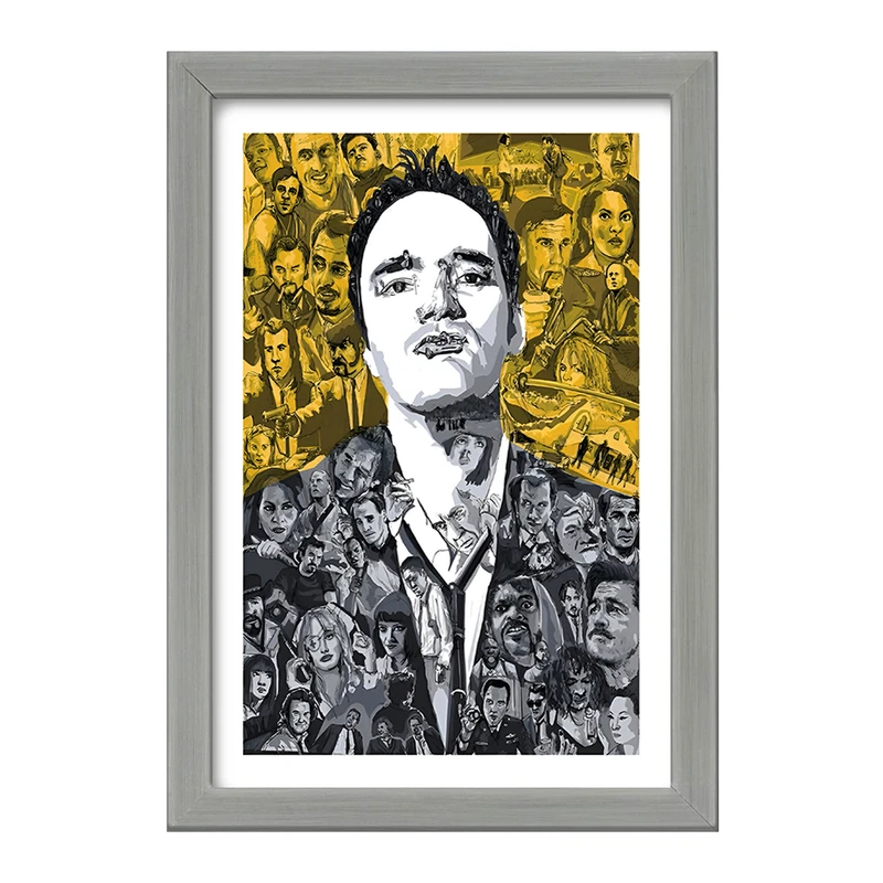 تابلو خندالو طرح کوئِنتین تارانتینو (Quentin Tarantino) کد F13558