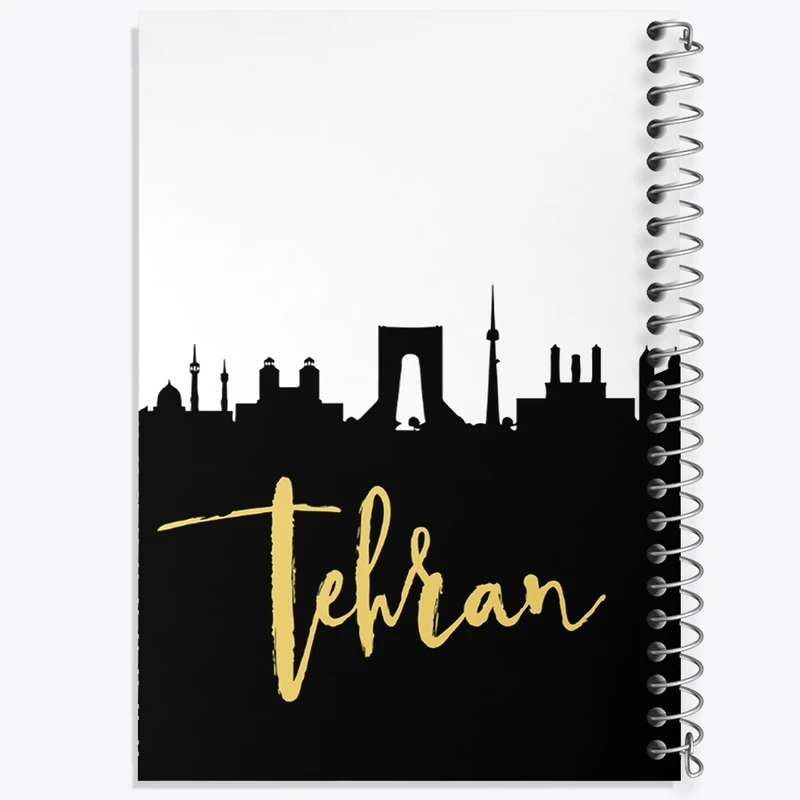 دفتر طراحی 50 برگ خندالو طرح تهران کد F1725