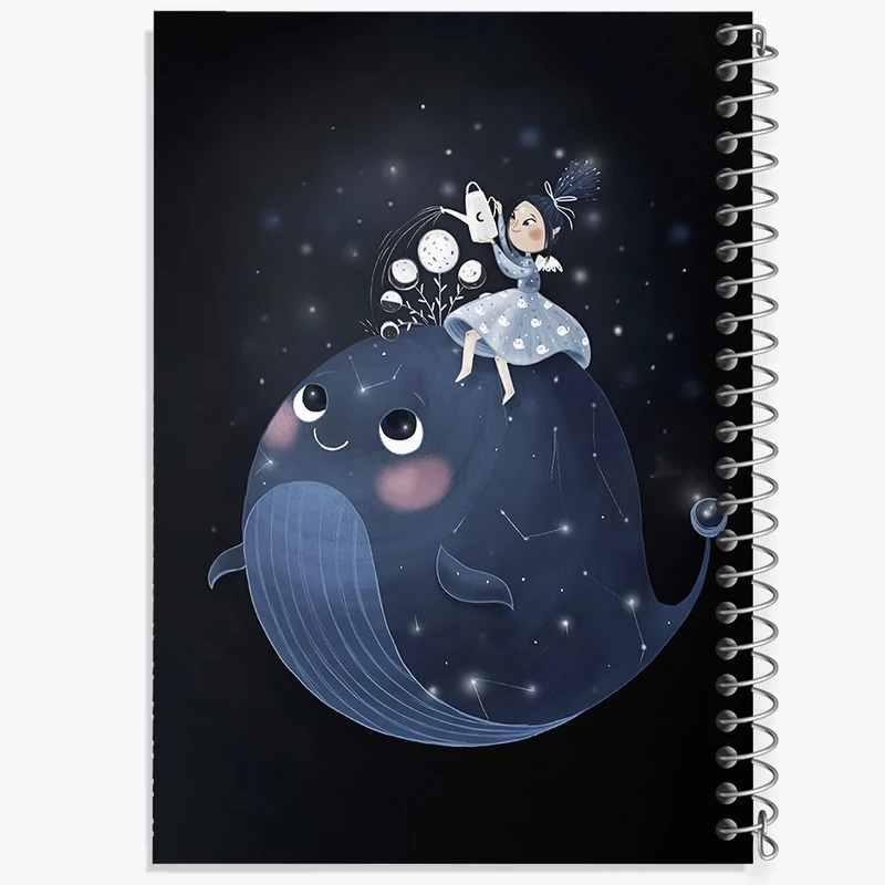 دفتر شطرنجی 50 برگ خندالو طرح وال و دختر کد F4889