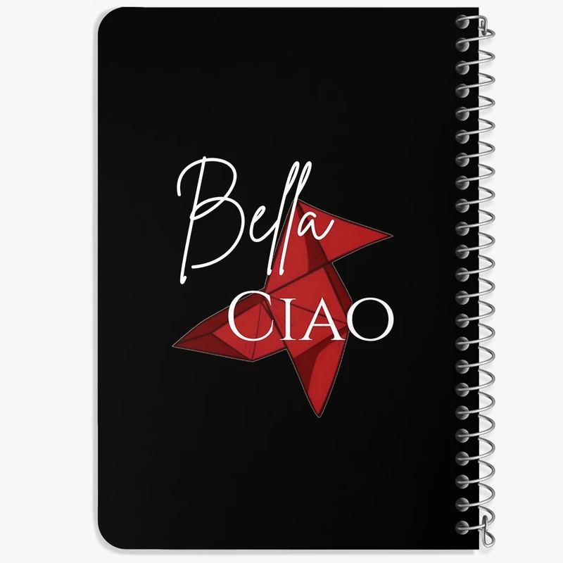 دفتر یادداشت 50 برگ خندالو طرح Bella Ciao کد F4809