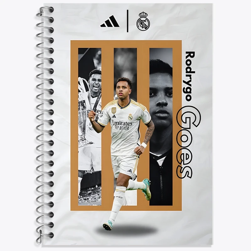 دفتر لغت 50 برگ خندالو طرح رودریگو گوئس (Rodrygo Goes) کد F13479