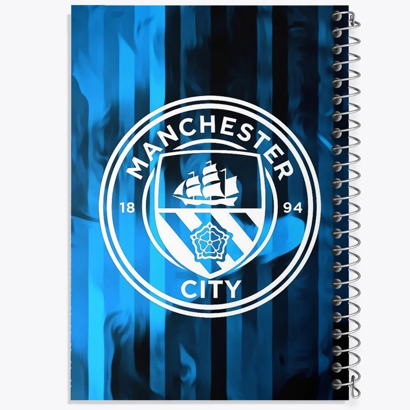 دفتر طراحی 50 برگ خندالو طرح باشگاه منچستر سیتی کد 26772
