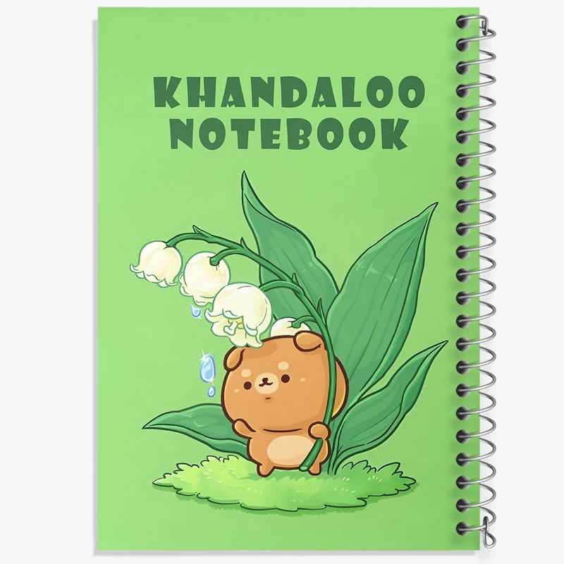 دفتر شطرنجی 50 برگ خندالو طرح خرس کیوت کد N8454