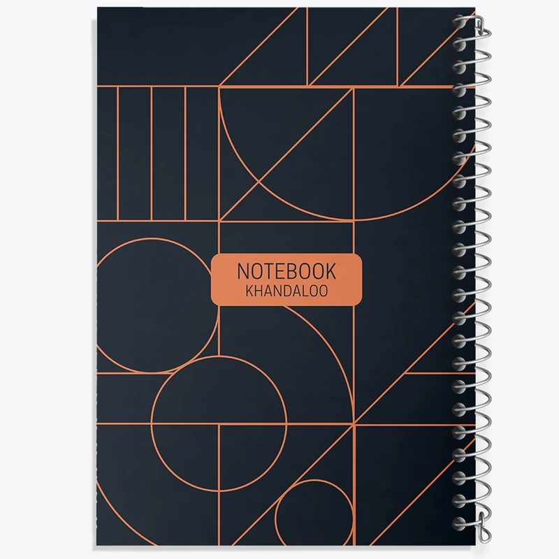 دفتر طراحی 50 برگ خندالو طرح مدرن کد N1303