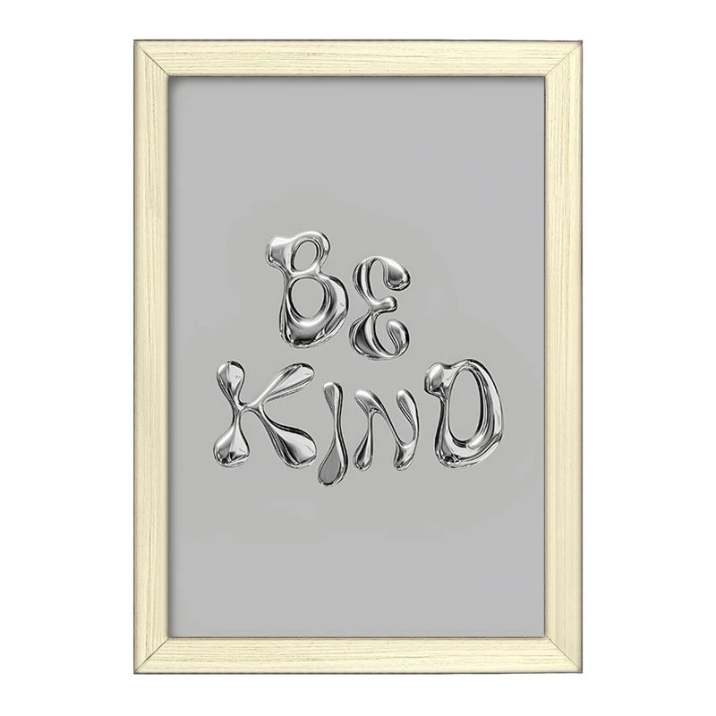 تابلو خندالو طرح Be Kind کد F3901