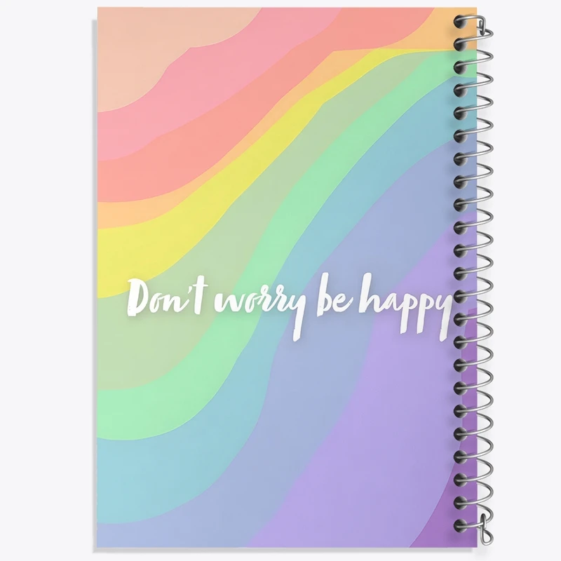 دفتر لیست خرید 50 برگ خندالو طرح Don't Worry Be Happy کد N6012