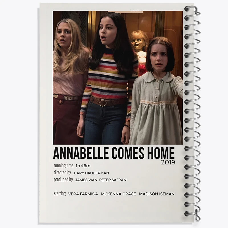 دفتر نقاشی 50 برگ خندالو طرح آنابل (Annabelle) کد F13056