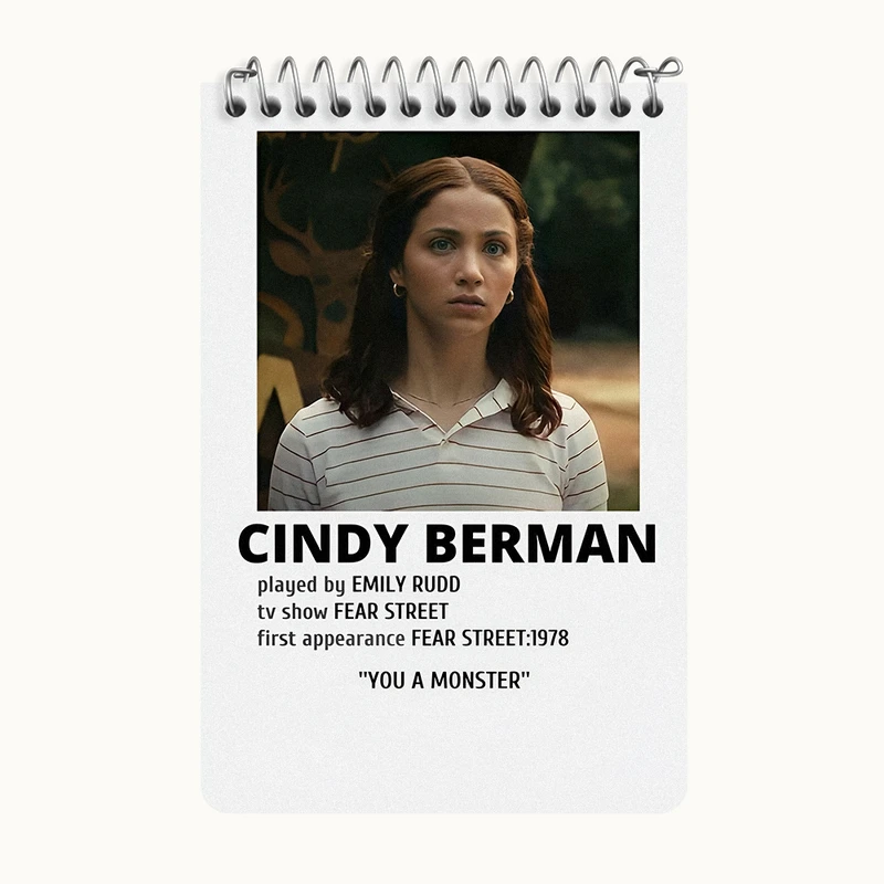 دفتر یادداشت 50 برگ خندالو طرح سیندی برمن (Cindy Berman) کد F12969