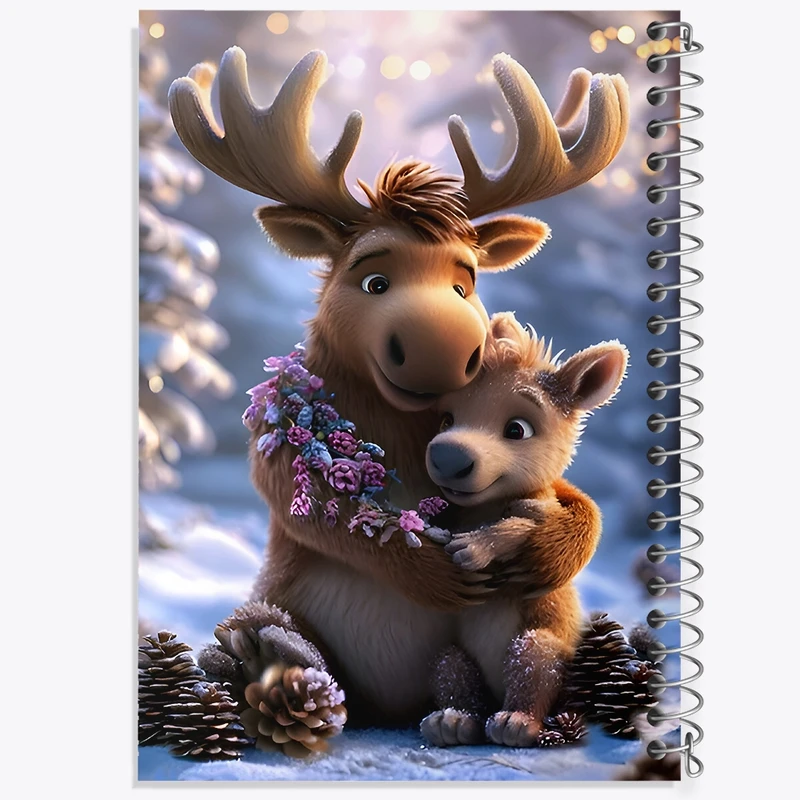 دفتر لیست خرید 50 برگ خندالو طرح گوزن کیوت کد F8524