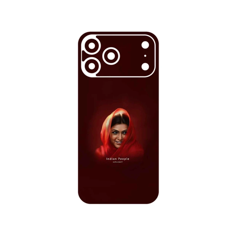 برچسب پوششی ماهوت مدل Portrait of an Indian Woman مناسب برای گوشی موبایل اپل iPhone 17 Pro Max