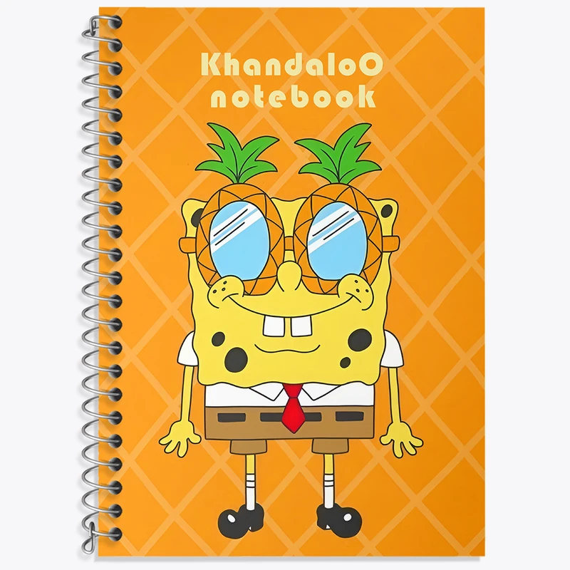 دفتر نت موسیقی 50 برگ خندالو طرح باب اسفنجی کد N9453