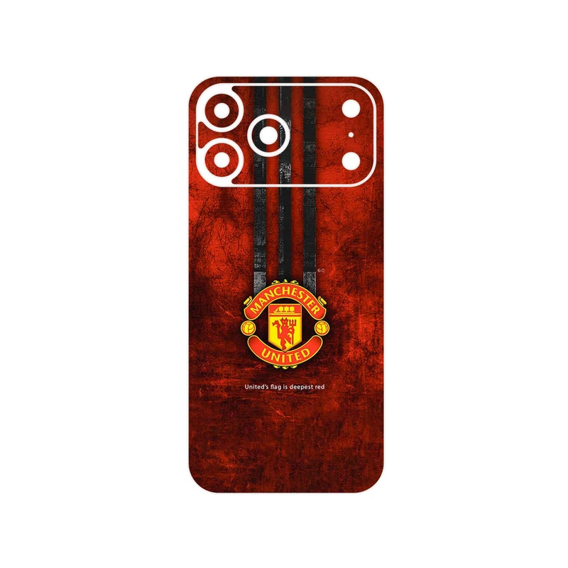 برچسب پوششی ماهوت مدل Manchester_United مناسب برای گوشی موبایل اپل iPhone 17 Pro Max