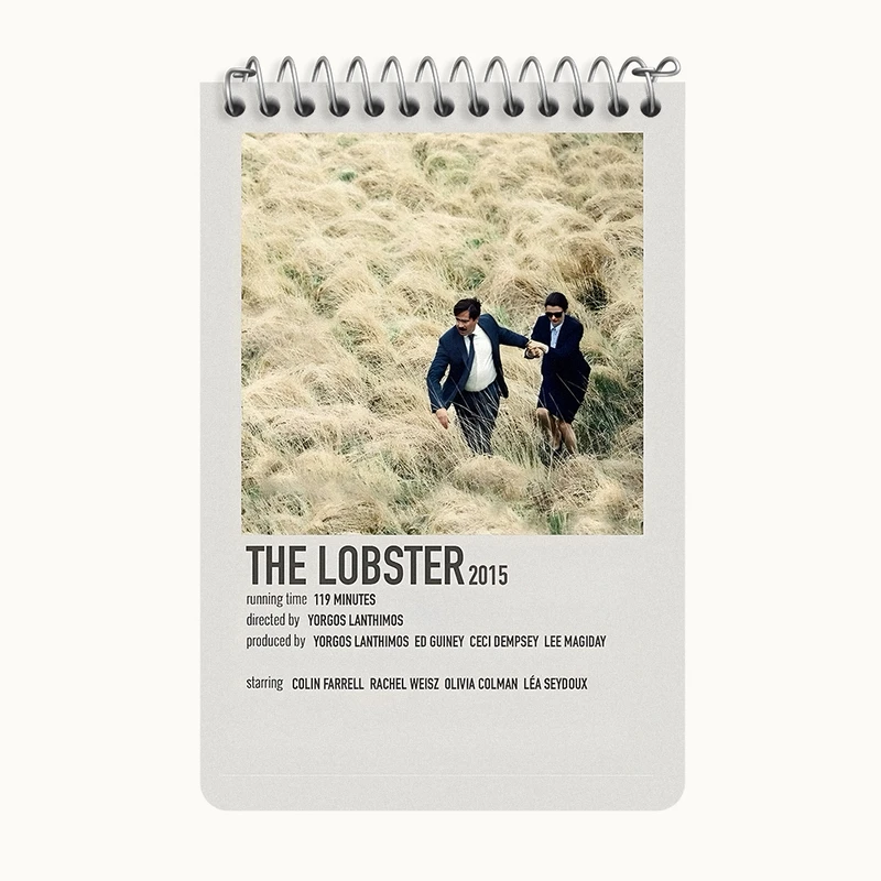دفتر یادداشت 50 برگ خندالو طرح خرچنگ (The Lobster) کد F13091