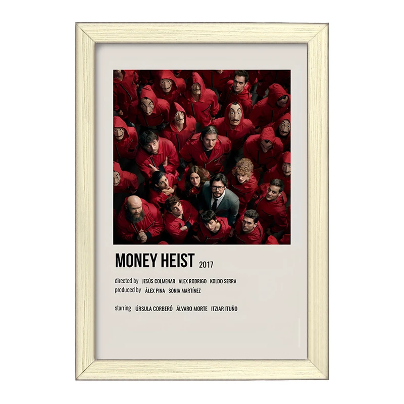 تابلو خندالو طرح خانه کاغذی (Money Heist) کد F13318