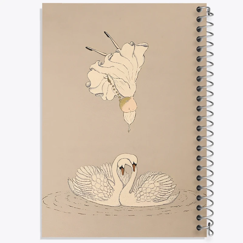 دفتر مشق 100 برگ خندالو طرح دخترانه فانتزی کد N8488