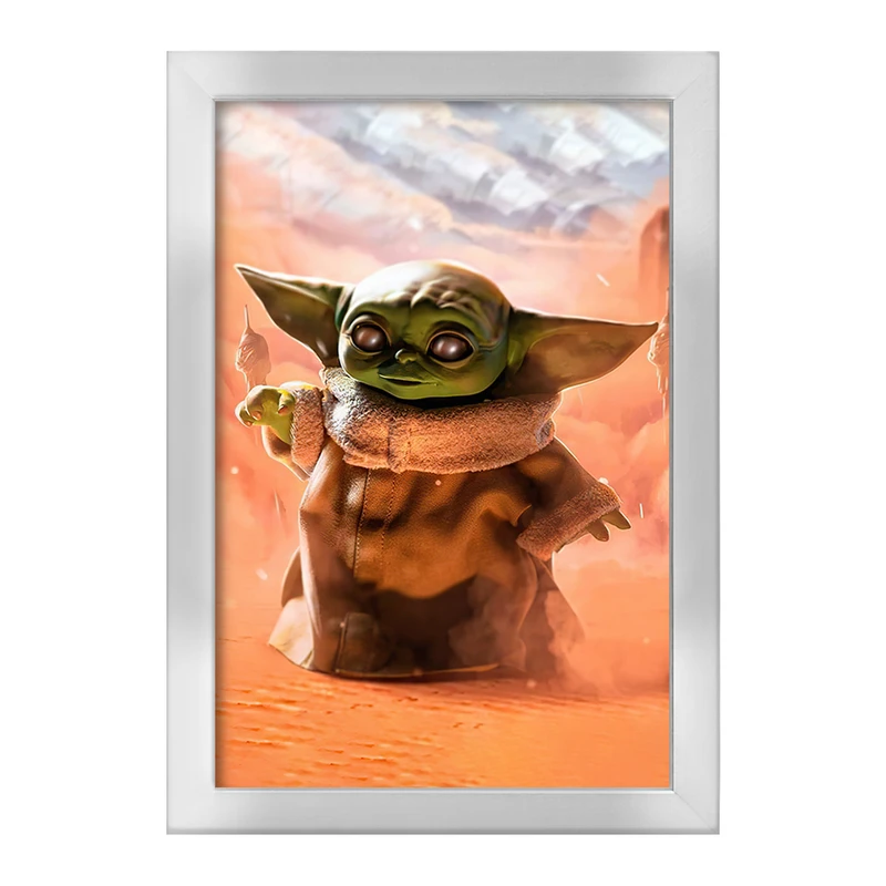 تابلو خندالو طرح یودا سریال جنگ ستارگان کد 26075