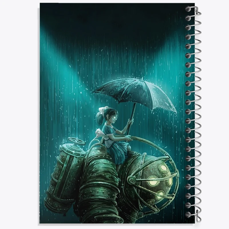 دفتر طراحی 50 برگ خندالو طرح بازی بایوشاک (Bioshock) کد 31364