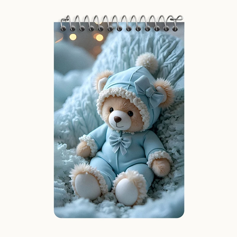 دفتر یادداشت 50 برگ خندالو طرح عروسک خرس کوچولو کد F7690