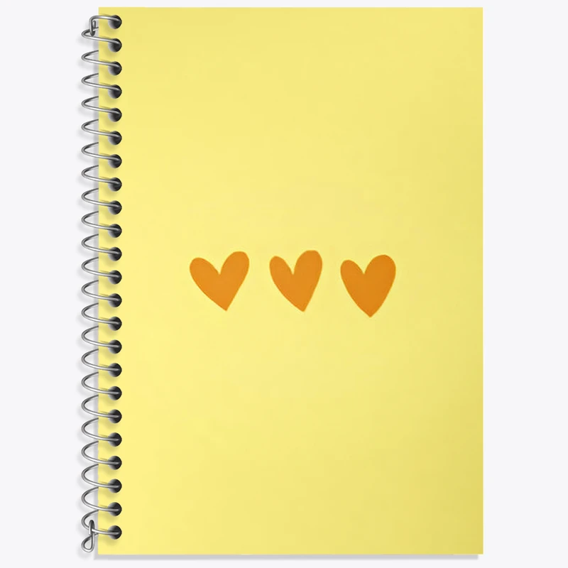 دفتر نت موسیقی 50 برگ خندالو طرح قلب کد F3695