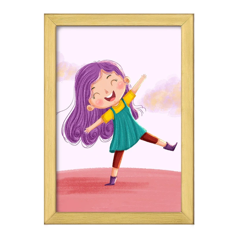 تابلو خندالو طرح دخترانه فانتزی کد 25746